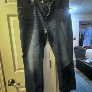 Levi's Dark Blue Straight Jeans for Men